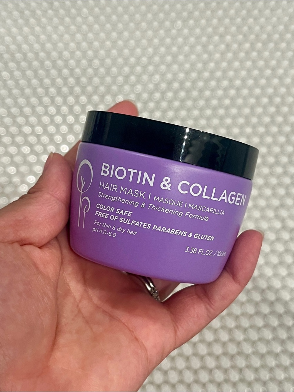 Biotin & Collagen Purple Hair Mask - Strengthening & Thickening